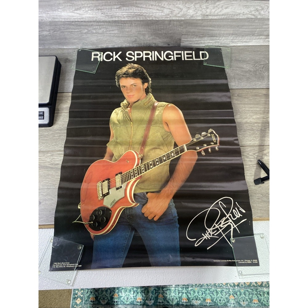 Rick Springfield Vintage 1982 Poster‎